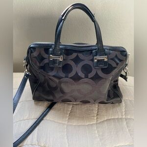 Vintage Coach Purse Bag Black Y2K